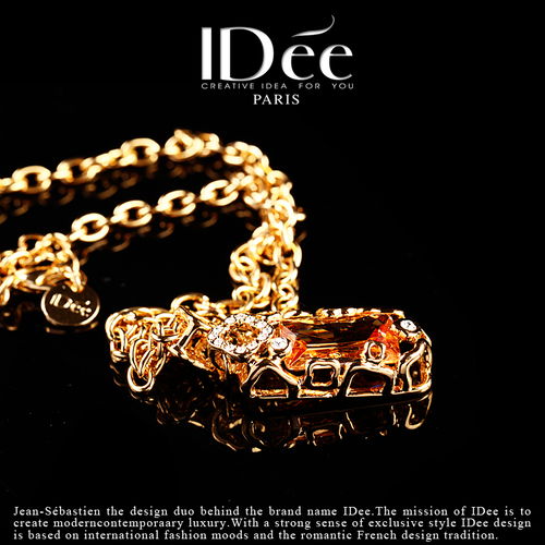 彰顯不凡品位 法國idee時尚藝術飾品，華美寶石項鏈的藝術之魅